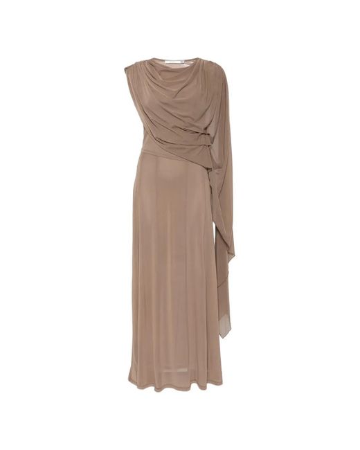 Gestuz Natural Draped Maxi Dress