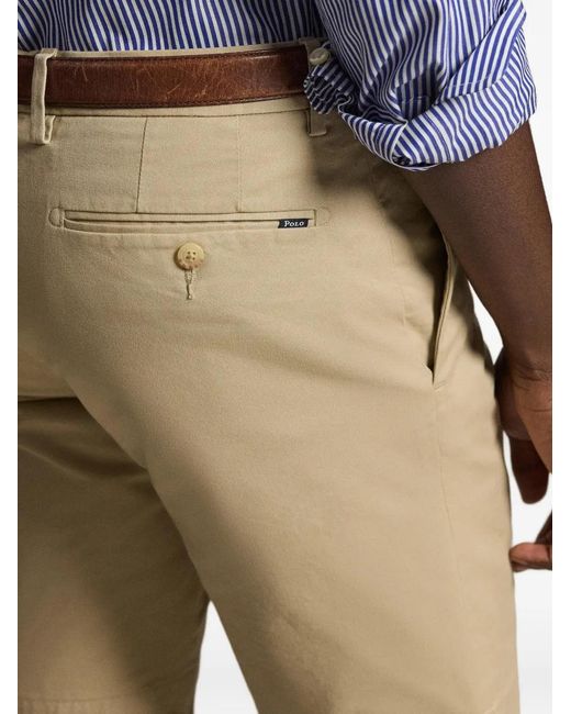 Polo Ralph Lauren Natural Buttoned Chino Shorts for men