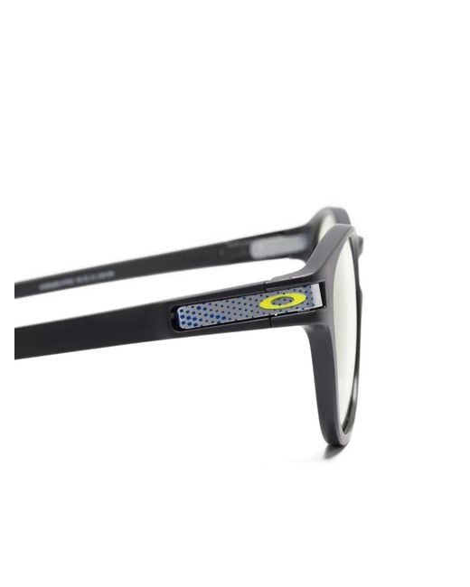 Oakley Black Round-Frame Sunglasses