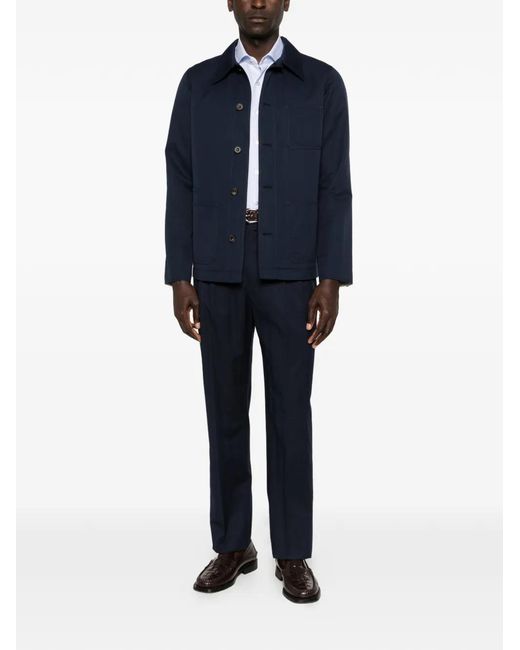 Jacob Cohen Blue Buttoned Pocket Jacket for men
