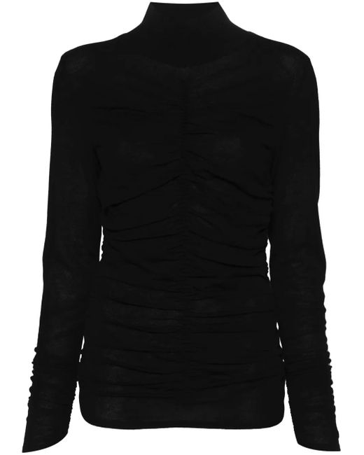 Maglione A Collo Alto di Twinset in Black