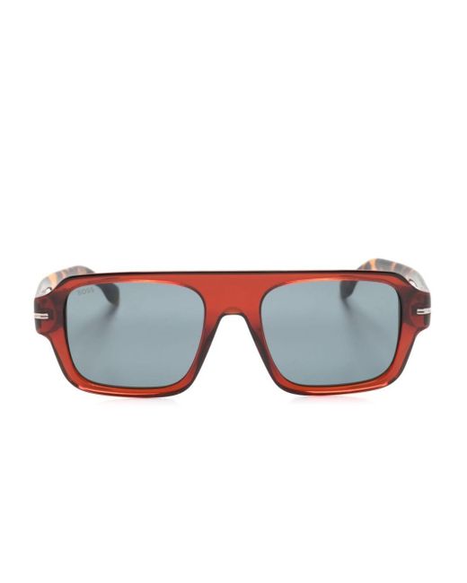 BOSS 1595/s Navigator-frame Sunglasses in Blue for Men | Lyst UK