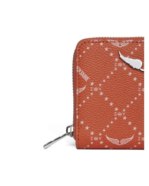 Zadig & Voltaire モノグラム 財布 Orange