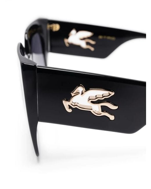 Etro Blue Oversize-Frame Sunglasses