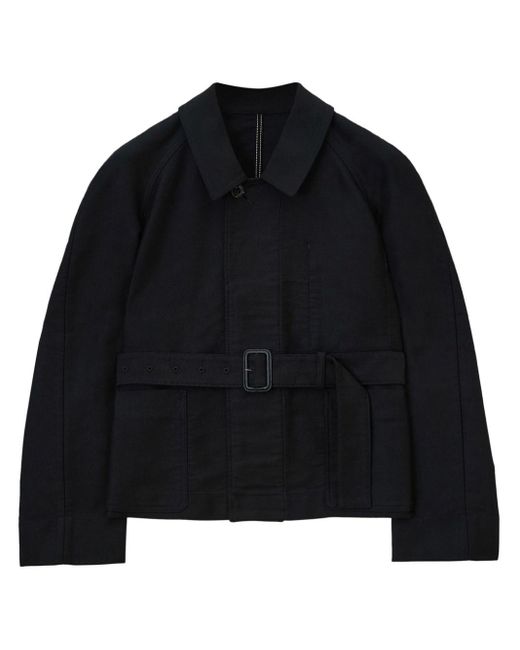 Lemaire Black Belted Two Pocket Jacket