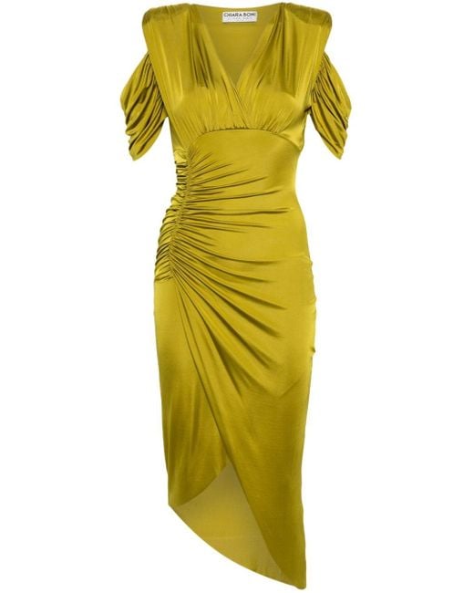 Yukiko Flowy midi dress La Petite Robe Di Chiara Boni en coloris Yellow