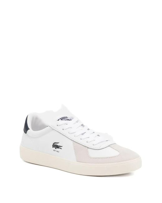 Lacoste White Baseshot Pro Sneakers for men