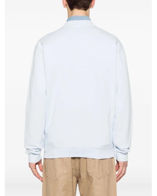 Jacquemus White Le Sweatshirt Gros Grain for men