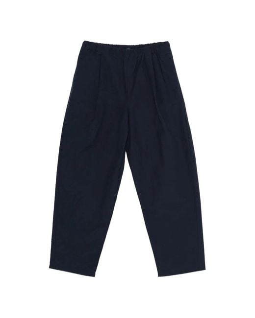Apuntob Blue Pleated Trousers