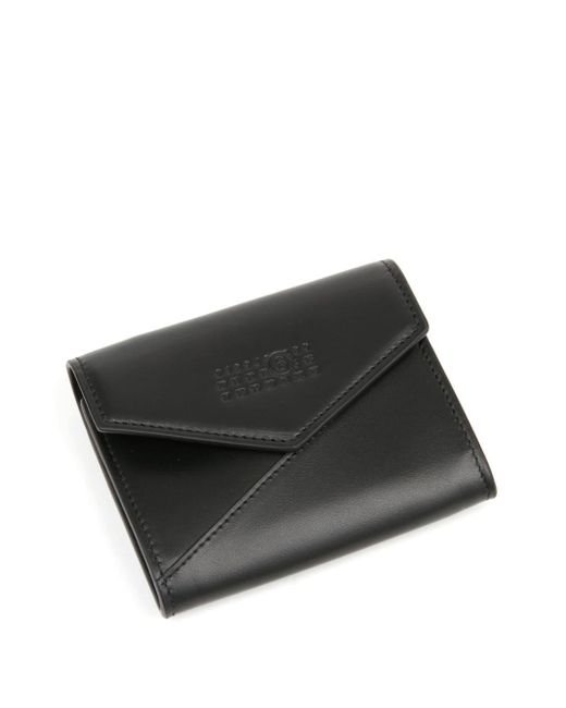 MM6 by Maison Martin Margiela Black Japanese 6 Leather Wallet