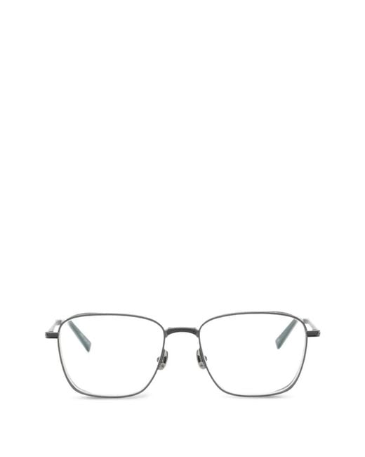 Matsuda White Brille Mit Eckigem Gestell