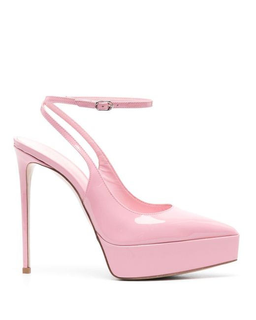 Zapatos Uma con tacón de 140 mm Le Silla de color Pink