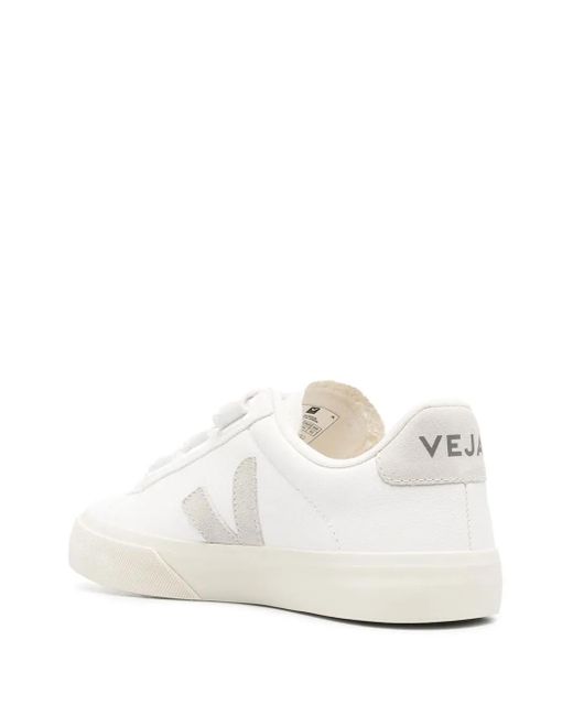 Veja White Recife Chromefree Touch-Strap Sneakers