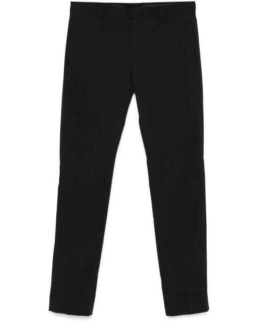 PT Torino Black Tapered Trousers for men
