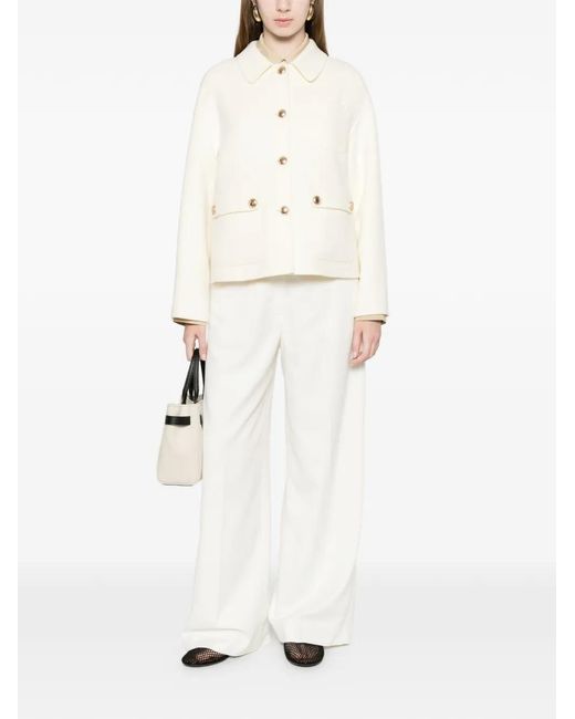Arma Natural Button-Fastening Jacket