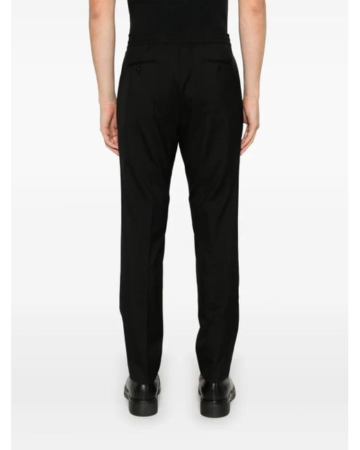 Fursac Black Wool Trousers for men