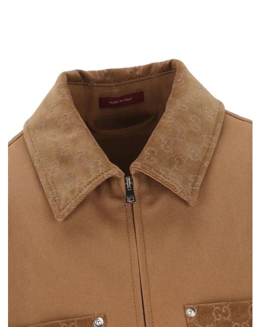Gucci Brown Spw Jacket for men