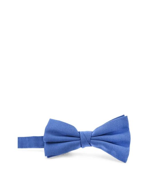 Corneliani Blue Silk Bow Tie for men