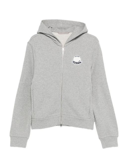 Moncler メンズ グレー ジップアップ パーカー 【公式通販】