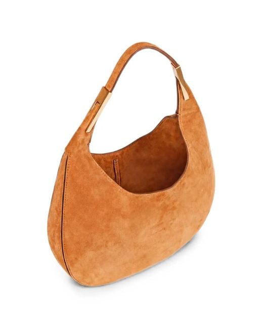 SAVETTE Brown Small Florence Shoulder Bag