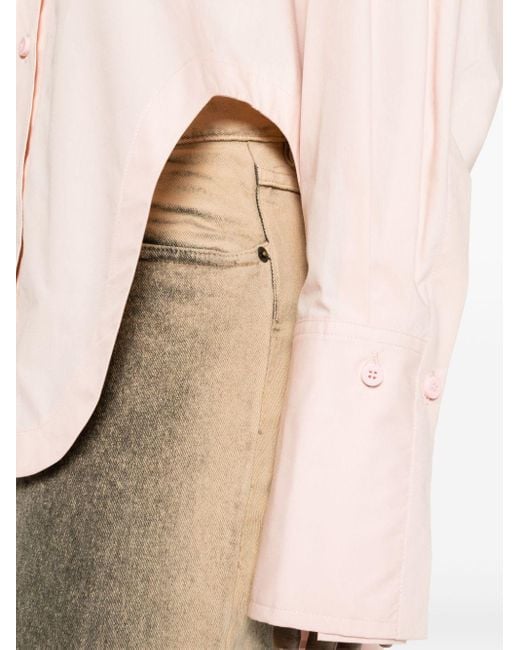 Camisa Diana oversize The Attico de color Pink