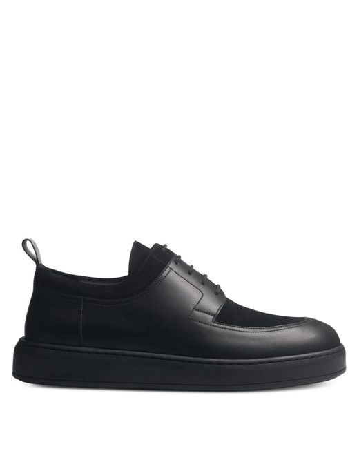 J.M. Weston Black On Time Hunt Sneakers for men