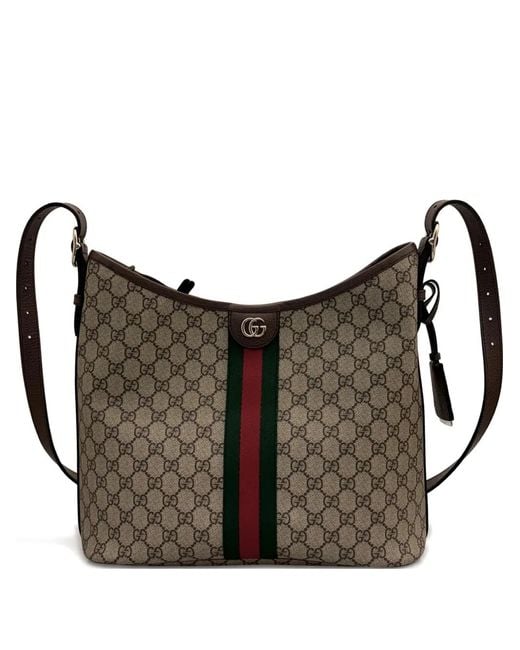 Gucci Black Small Ophidia Web-Stripe Cross Body Bag