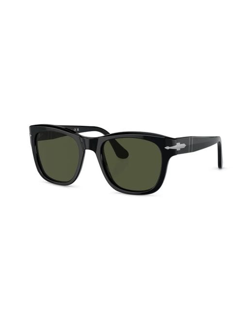 Persol Green Round-Frame Sunglasses