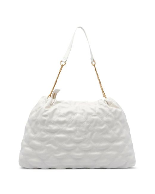 Liu Jo White Quilted Shoulder Bag