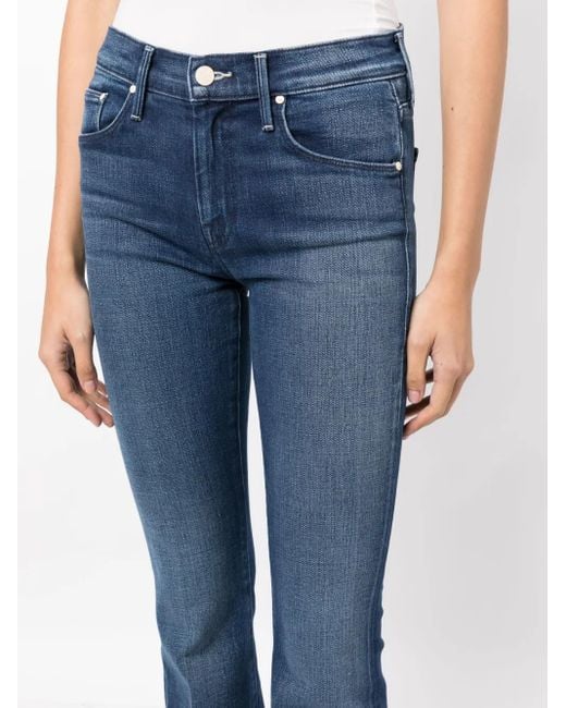 Mother Bootcut Jeans in het Blue