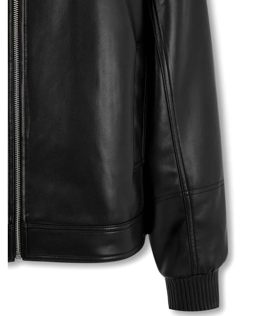 Veste Zippée À Col Montant Studio Tomboy X en coloris Black