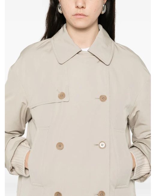 Aspesi Jas Met Dubbele Rij Knopen in het Natural