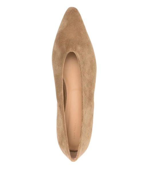 Dear Frances Brown Topo Flat Pumps