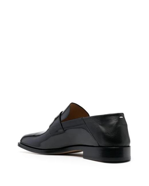 Maison Margiela Black Tabi Slip-On Loafers for men