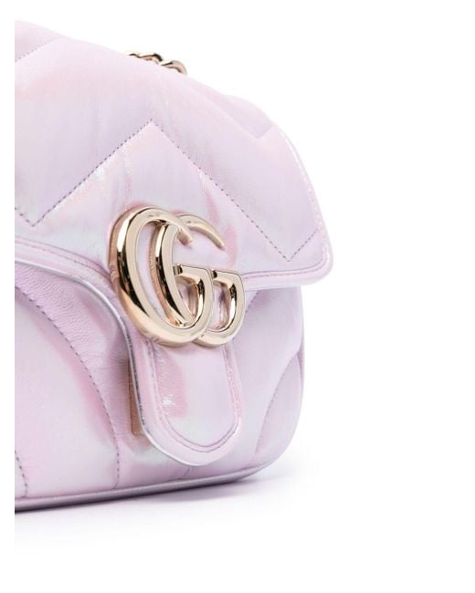 Gucci Pink GG Marmont Mini-Tasche