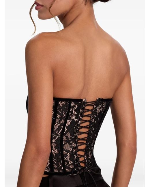 Corset Cosette En Dentelle Alice + Olivia en coloris Black