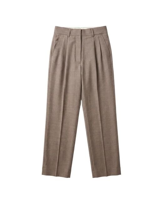 Blazé Milano White Pleated Trousers