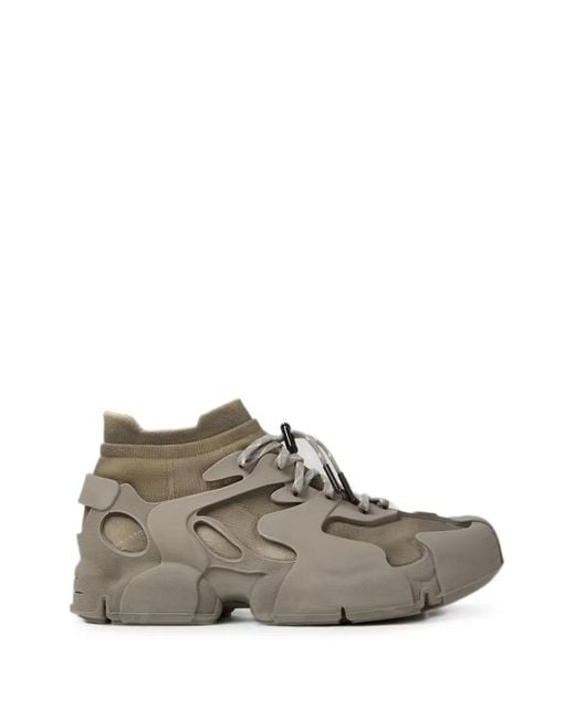 Camper Brown Tossu Panelled Mesh Sneakers
