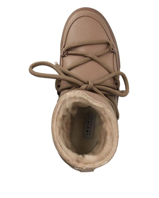 Inuikii Brown Leather Boots