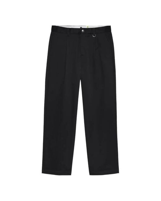 New Amsterdam Black D-Ring Trousers for men
