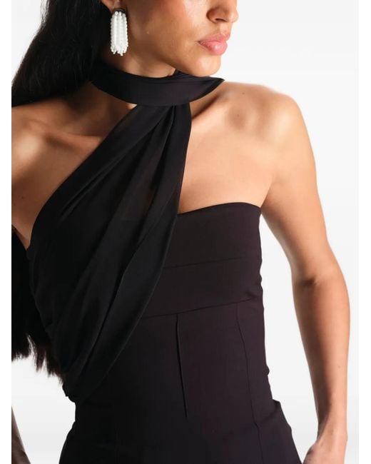MANURI Black Haut Elsa À Empiècement Drapé