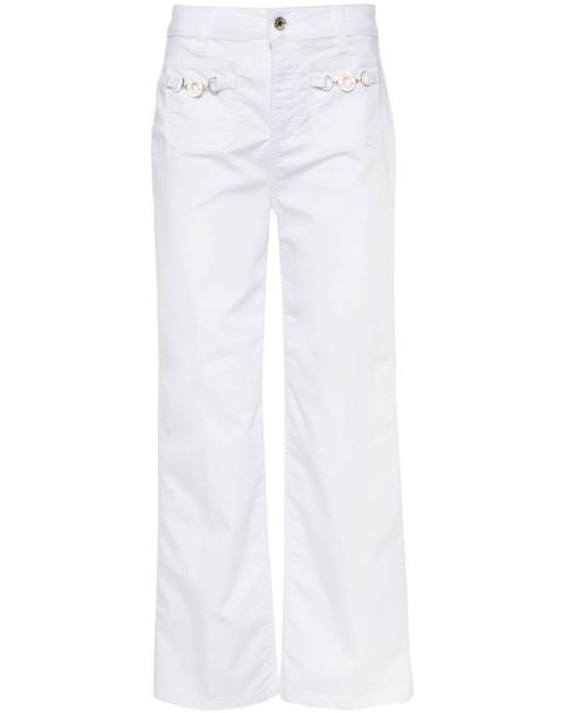 Pantaloni crop di Liu Jo in White