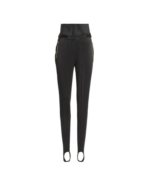 Elie Saab Black Cady Leggings