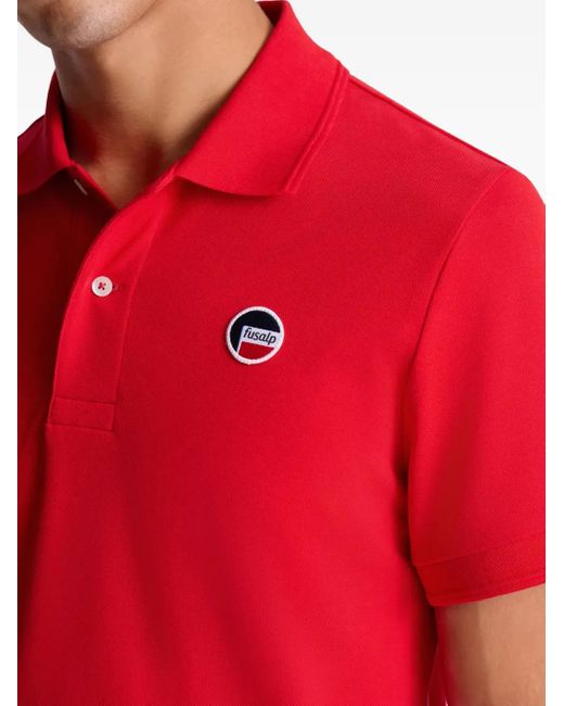 Polo Elbin di Fusalp in Red da Uomo