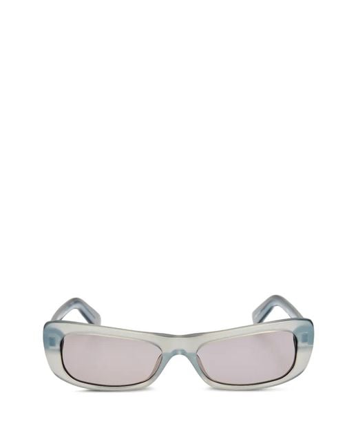 Jacquemus White Capri Cat-Eye Sunglasses