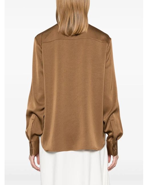 Alex Perry Natural Satin Shirt