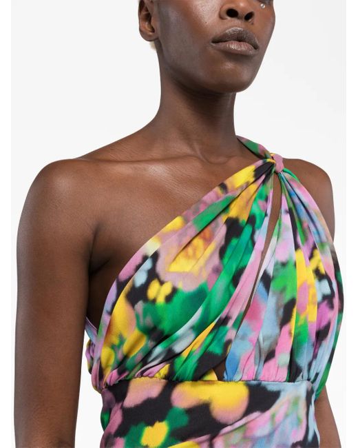 Abito Corto Ava Monospalla X Lutz Huelle di AZ FACTORY in White