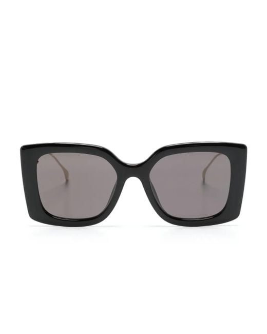 Gucci Black Oversize-Frame Sunglasses