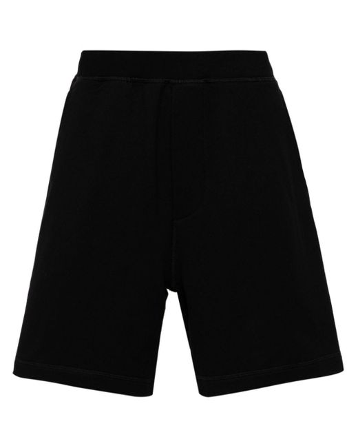 Shorts sportivi con stampa di DSquared² in Black da Uomo