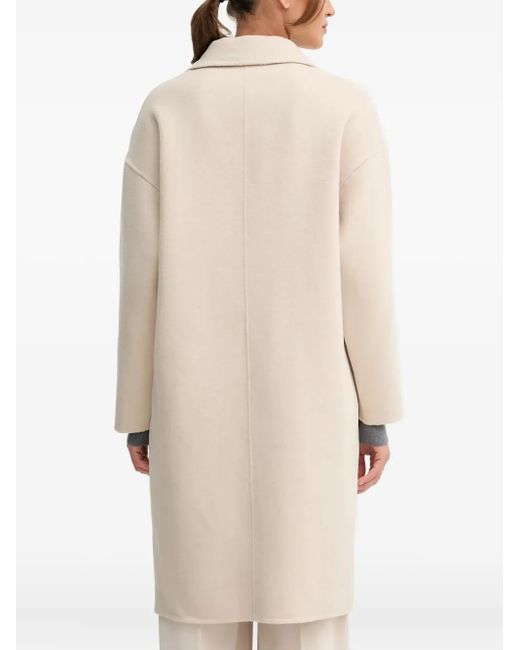 Benetton Natural Pocket Button Coat